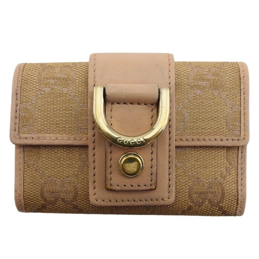 GUCCI Key holder pink beige Women 141419 Authentic secondhand